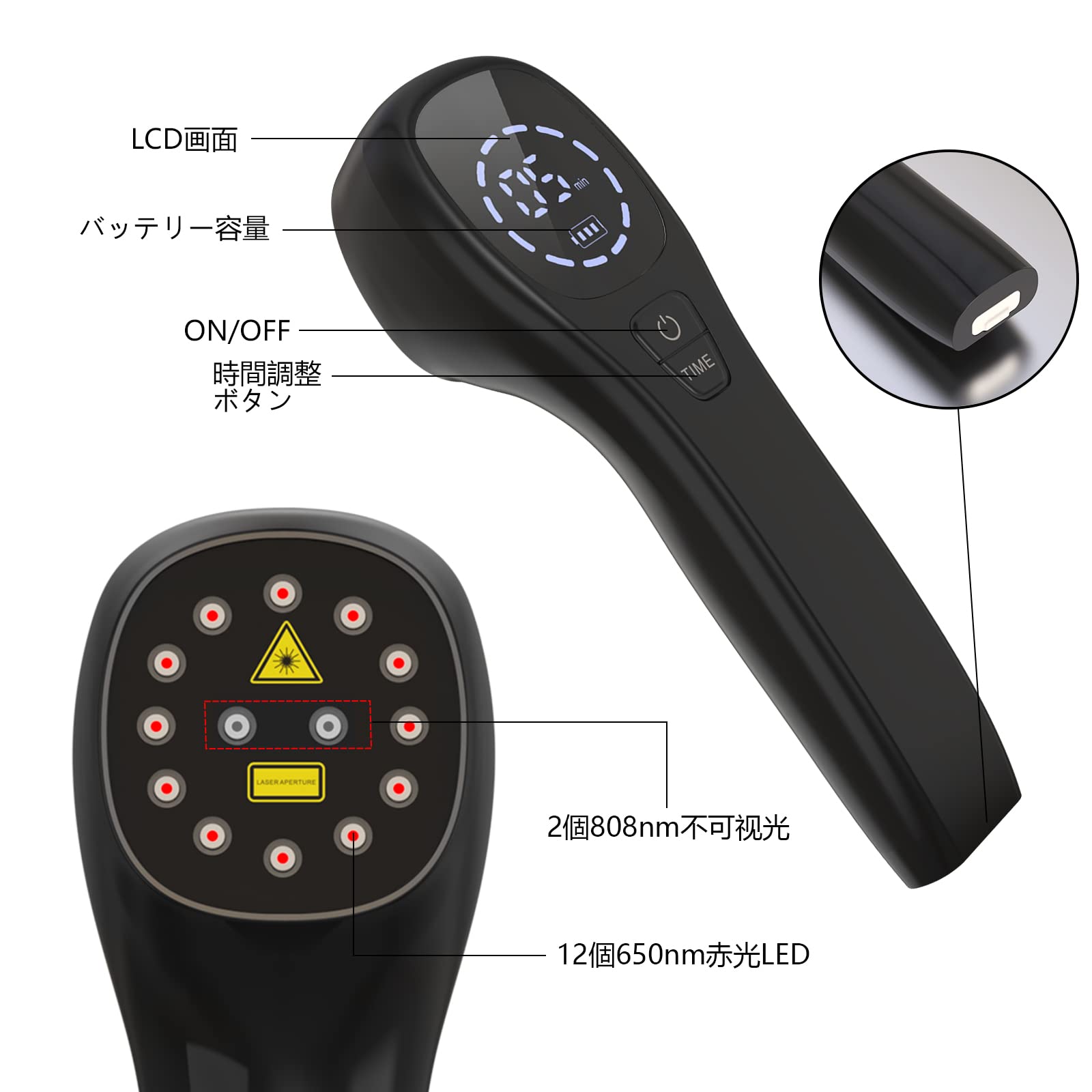 スーパーライザー家庭用 Amazon | スーパーライザー 家庭用 lllt red light 2*808nm 12*650nm